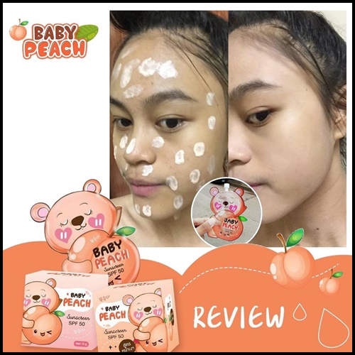 กันแดดเบบี้พีช แบบซอง BABY PEACH SUNSCREEN