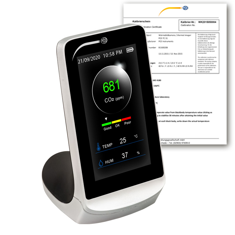 PCE รุ่นCMM 5-ICA incl. ISO Calibration Certificate เครื่องวัดคุณภาพอากาศAir Quality Meter