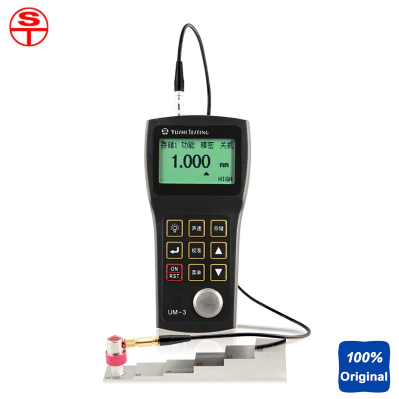 YUSHI UM-3 วัดความหนาแบบอัลตราโซนิคย่านการวัด 1.5mm-25.4mm / UM-3 Ultrasonic Thickness Gauge 1.5mm to 25.4mm