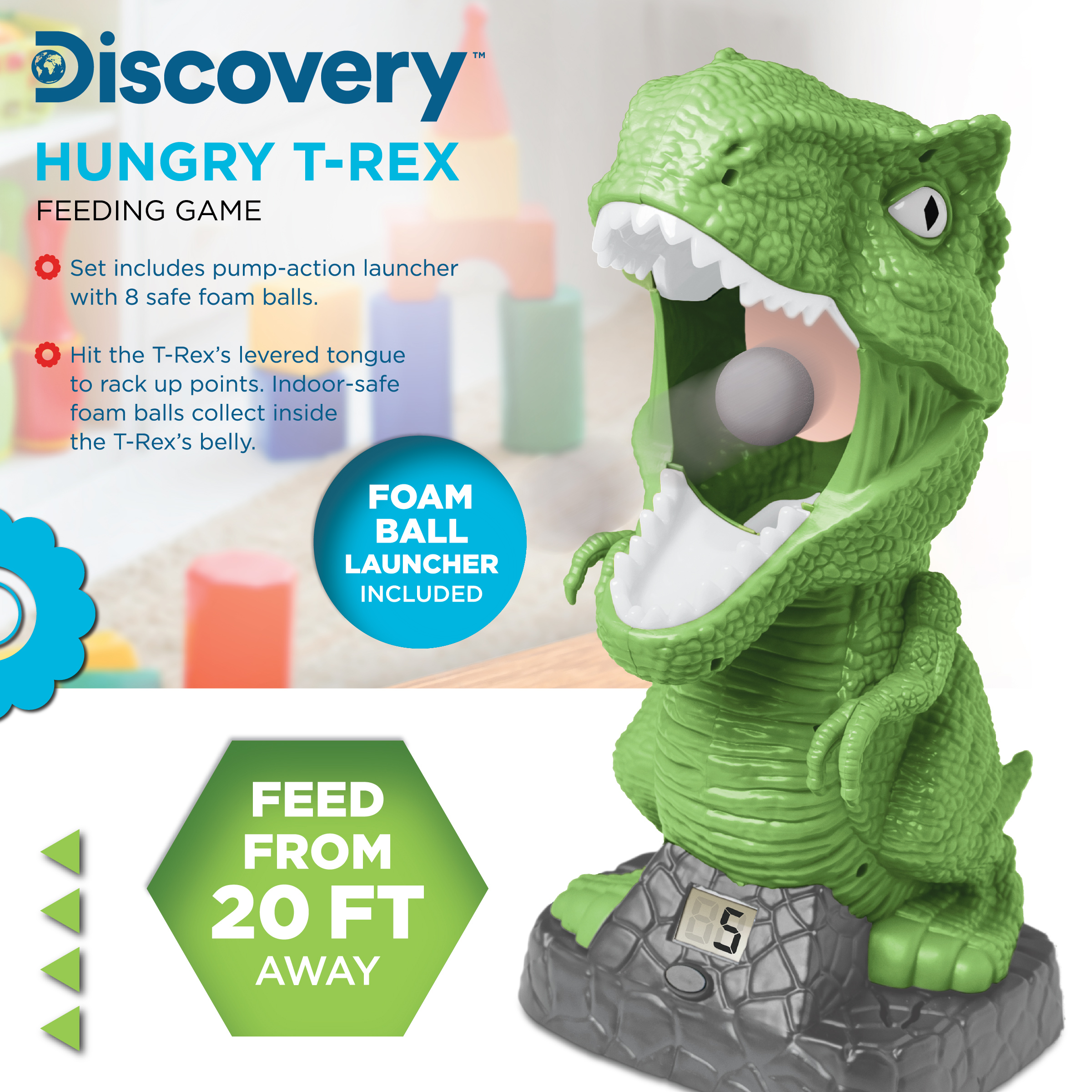 เกมให้อาหาร T-Rex ผู้หิวโหย Discovery Kids Discovery Hungry T-Rex Feeding Game ราคา 1,590 บาท