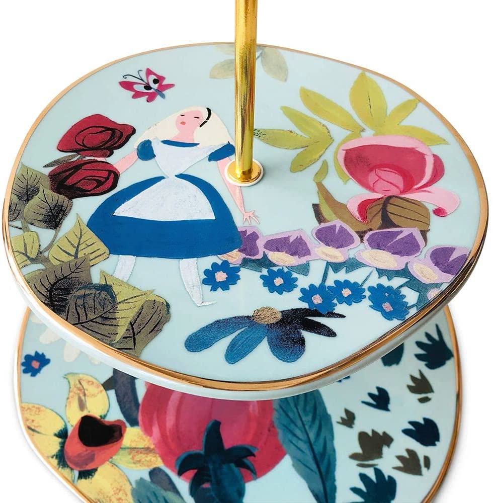 Disney Alice in Wonderland by Mary Blair Tiered Serving Tray ราคา 2,490 - บาท