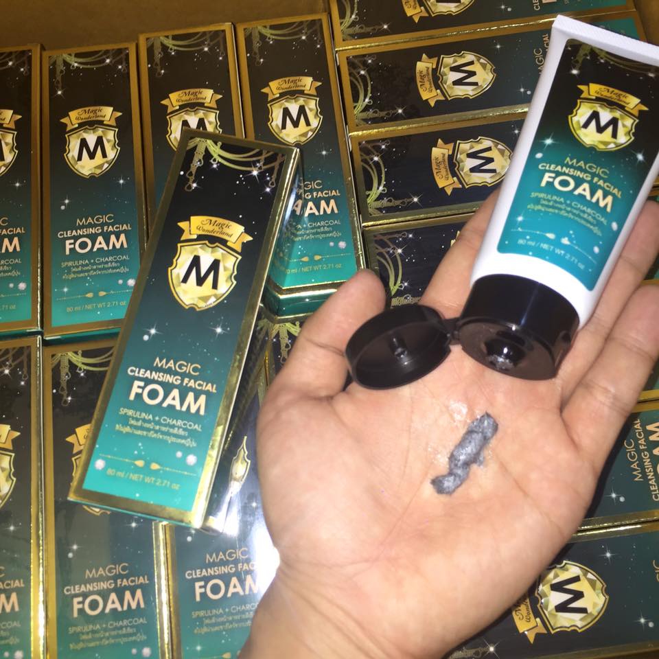 Magic Cleansing Facial Foam by magic wonderland โฟมล้างหน้า"สาหร่ายชาโคว"