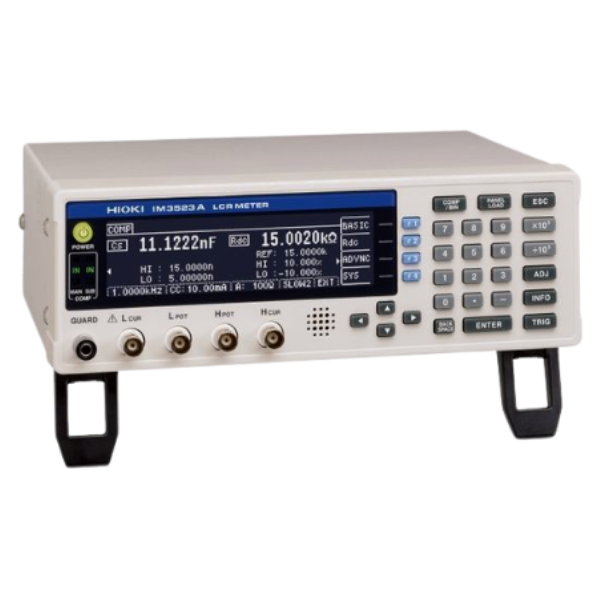 Hioki รุ่นIM-3523 เครื่องวัดความต้านทานขดลวด, LCR Meter,meas.frequency: 40Hz～200kHz, 5 mV～5 V, 2 ms Test Time,#M3523