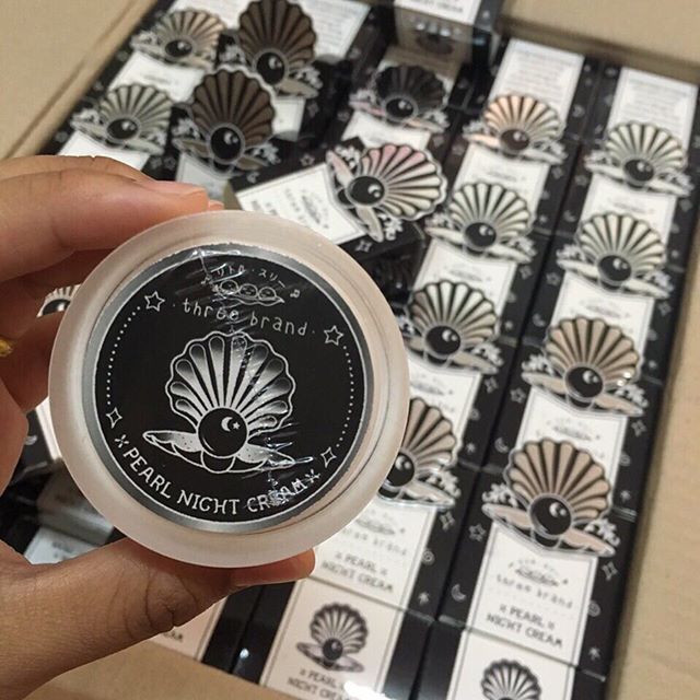 Threebrand Pearl night cream 10 g (ครีมไนท์เพิร์ล)