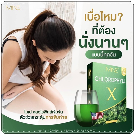 คลอโรฟิลล์ เอ็กซ์ CHLOROPHYLL X คลอโรฟิลล์มายมิ้น