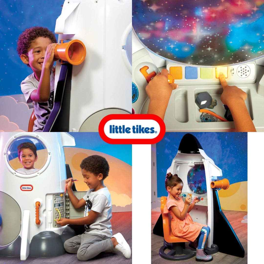 นำเข้า 🇺🇸 🚀✨ เตรียมตัวออกสู่อวกาศกับ Little Tikes Adventure Rocket จรวดเล่นบทบาทสุดล้ำ ราคา 13,900 บาท