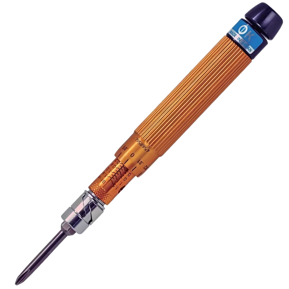 Tohnichi รหัส 3BMRD2-A ไขควงขันปอนด์,Rotary Slip,Adj. Torque Dr Fine Screw, 0.4-3, 0.01lbf.in,1/4"