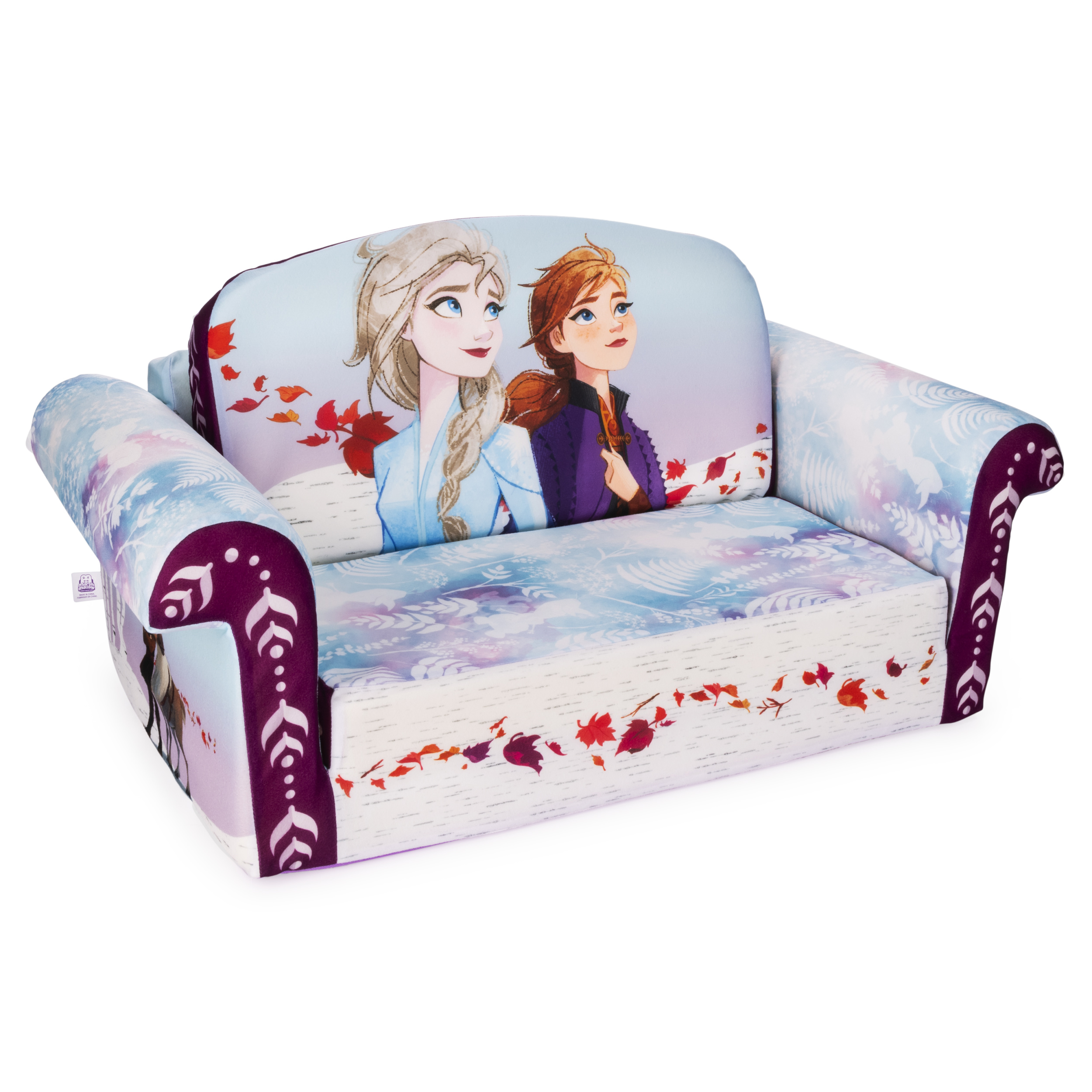 โซฟาเบ้ด ลายโฟรเซ่น 2 สามารถปรับเป็นที่นอนได้ Marshmallow Furniture, Children's 2 in 1 Flip Open Foam Sofa, Disney Frozen 2 , by Spin Master ราคา 3,490 บาท