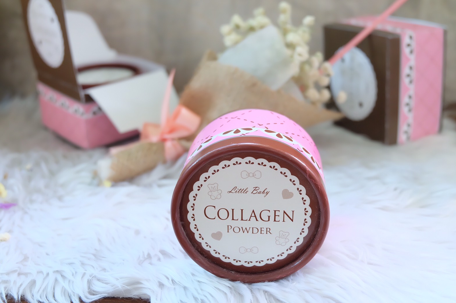 แป้งลิตเติ้ล เบบี้ คอลลาเจน พาวเดอร์ (Little Baby Collagen Powder)