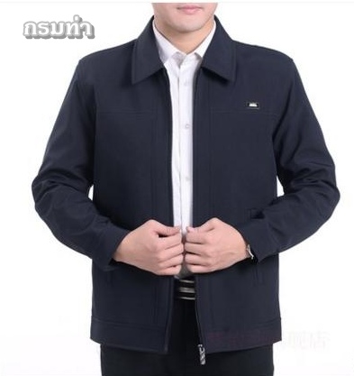 J6011002 เสื้อแจ็กเก็ตคอปกผู้ชายฤดูใบไม้ผลิ (พรีออเดอร์) รอสินค้า 3 อาทิตย์หลังโอน J6011002 ชิ้น
