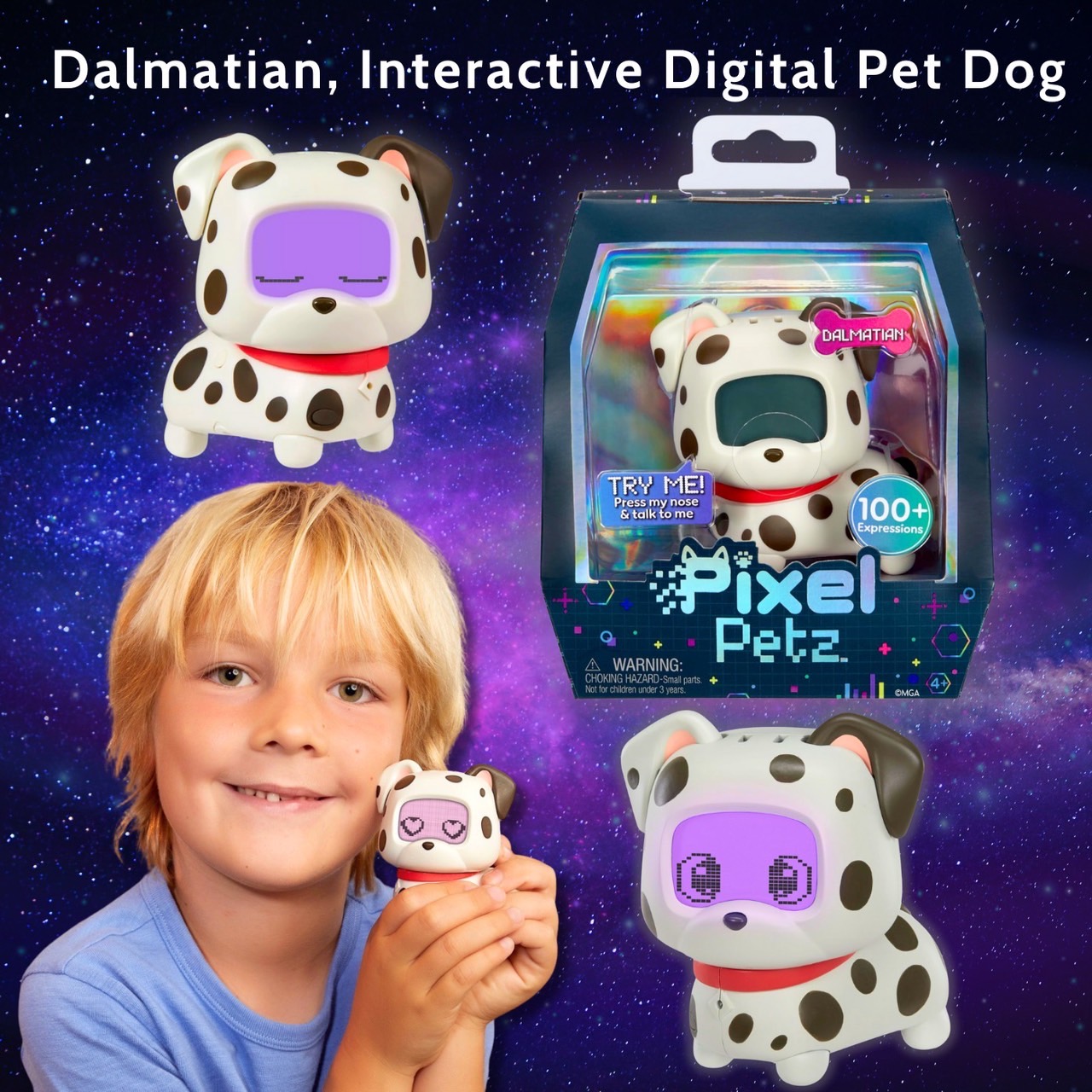✨ใหม่ของเล่นตอบโต้ของ MGA Pixel Petz นำเข้า🇺🇸 Dalmatian & Corgi , Interactive Digital Pet Dog 🐶 - สุนัขสัตว์เลี้ยงดิจิทัลแบบโต้ตอบ Ages 4+ ราคา 1,990บาท