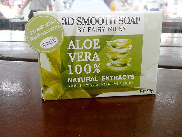สบู่ว่านมหาเสน่ห์ 3D SOAP (Alo vera100% by fairy milky รุ่นใหม่)