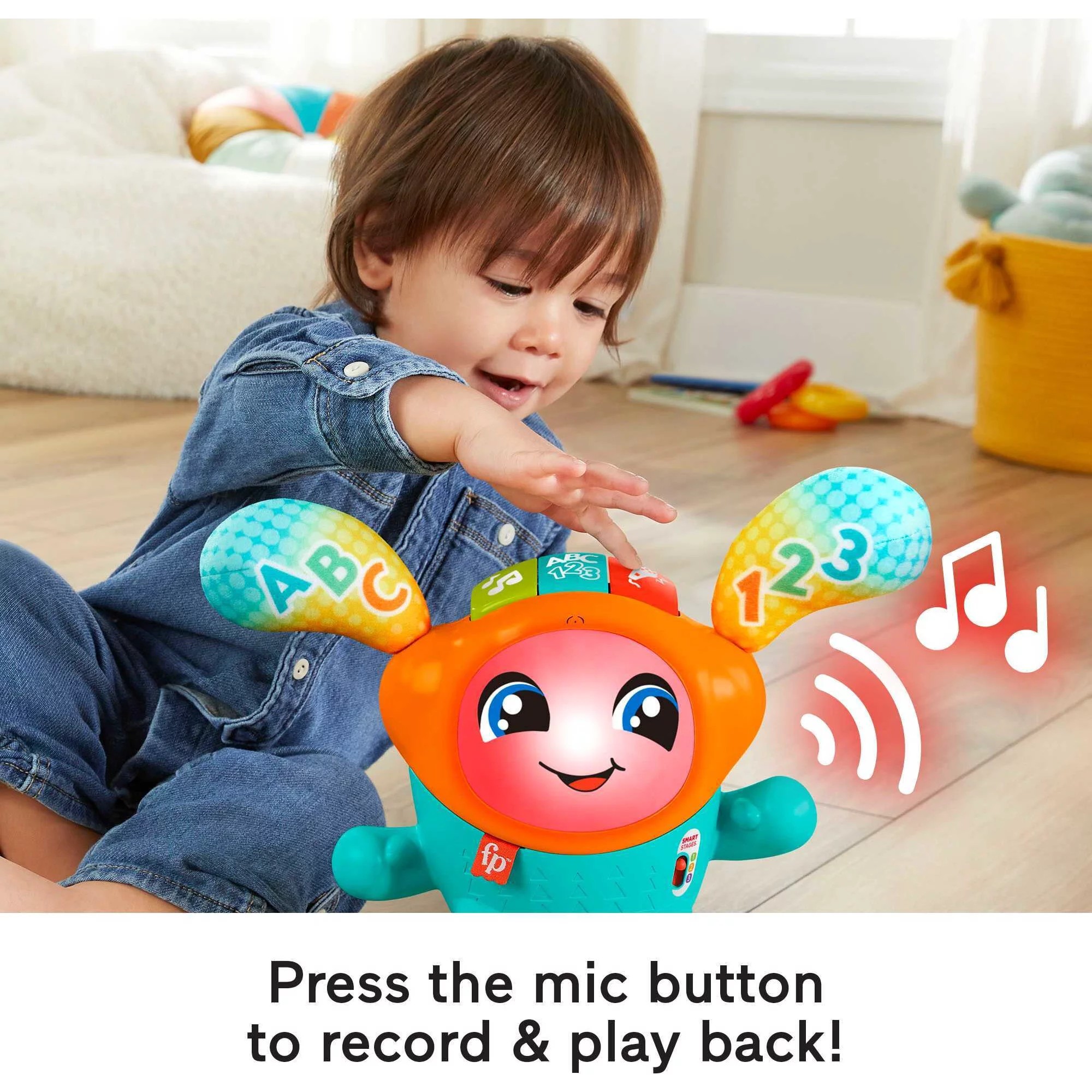 Fisher-Price DJ Bouncin 'Beats ของเล่นอิเล็กทรอนิกส์สำหรับทารกและเด็กวัยหัดเดิน ราคา 2,290 บาท