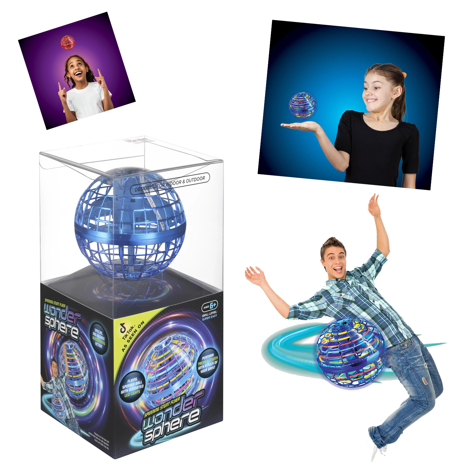 Wonder Sphere Magic Hover Ball- Blue ราคา : 990 บาท