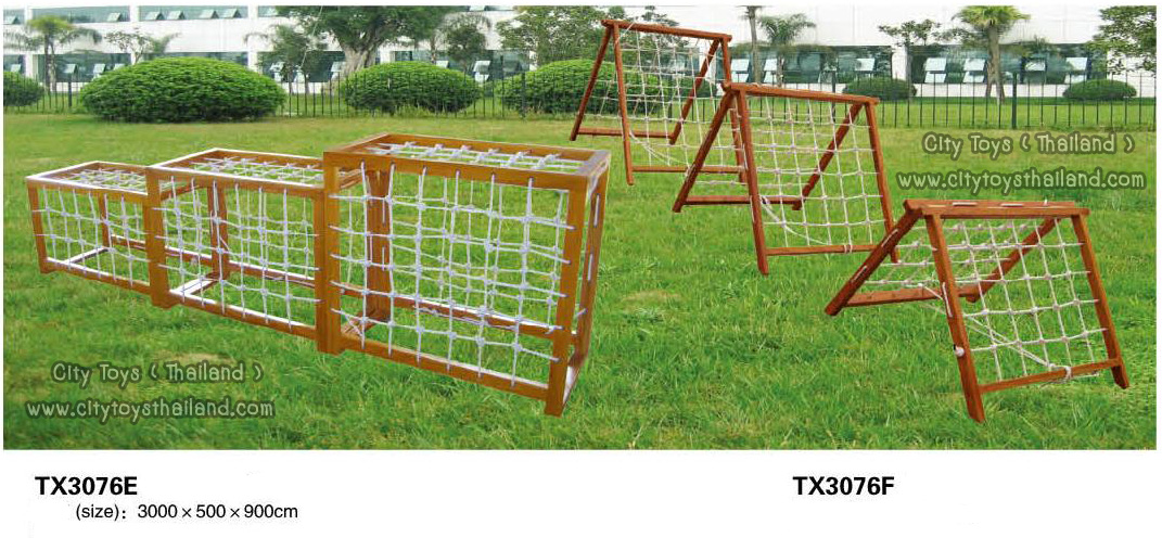TX3076F สถานีปีนป่ายไม้