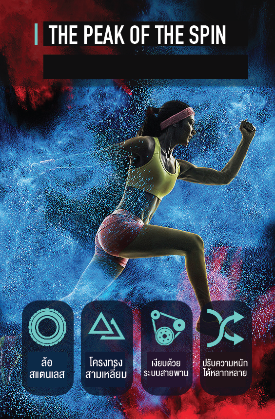 จักรยานออกกำลังกาย SpinBike R16 ล้างสต็อค