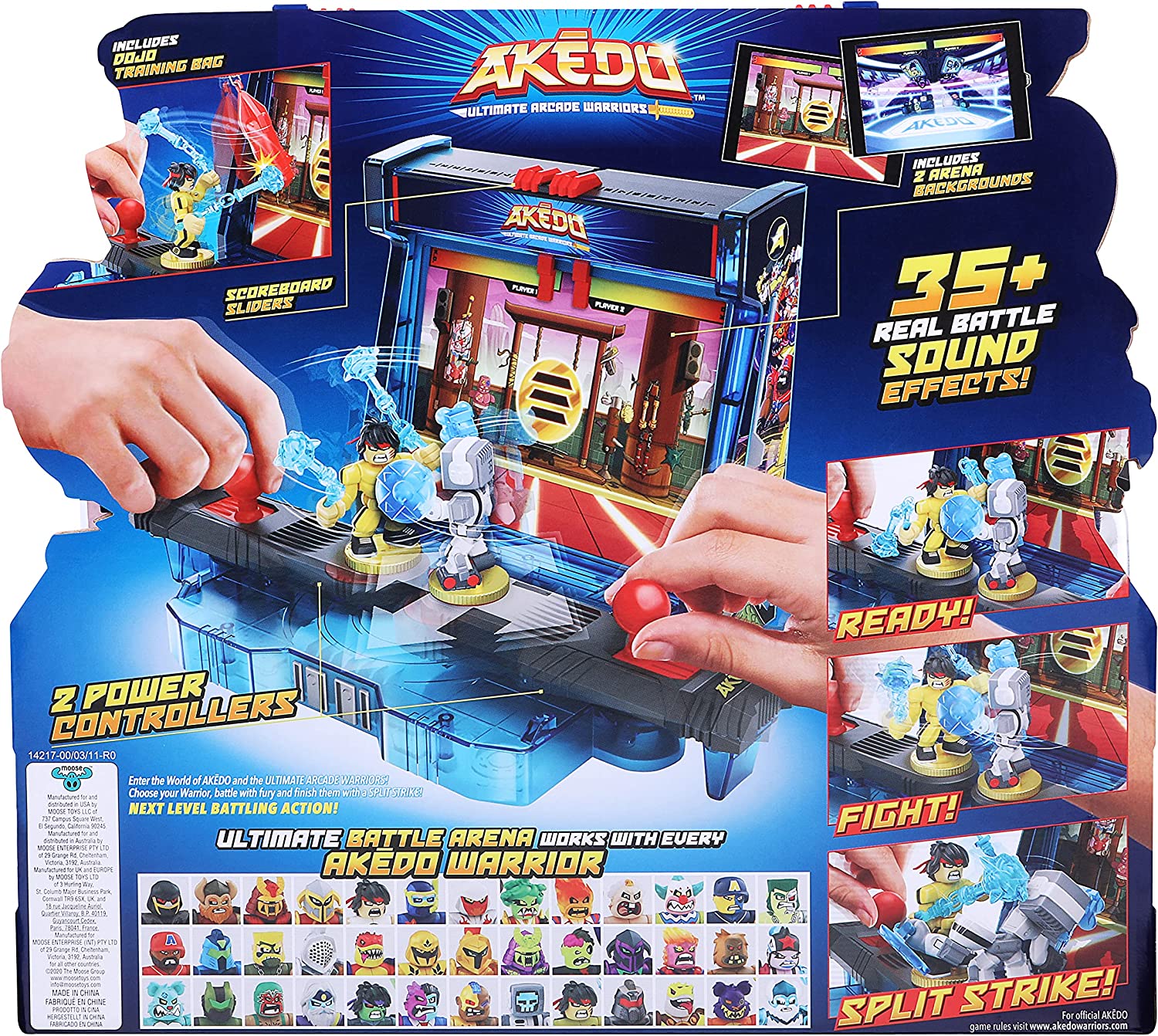 ฟิกเกอร์ Akedo Ultimate Arcade Warriors Ultimate Battle Arena 3 ชิ้น ราคา 1,490 - บาท