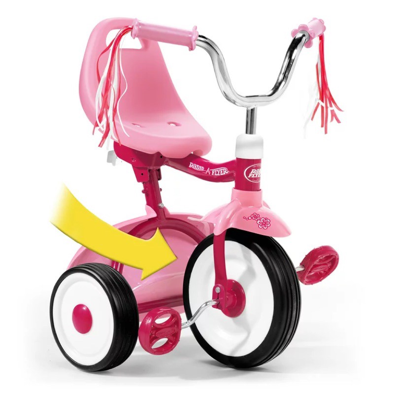 จักรยานสามล้อ Radio Flyer Boys Fold 2 Go Tricycle Pink