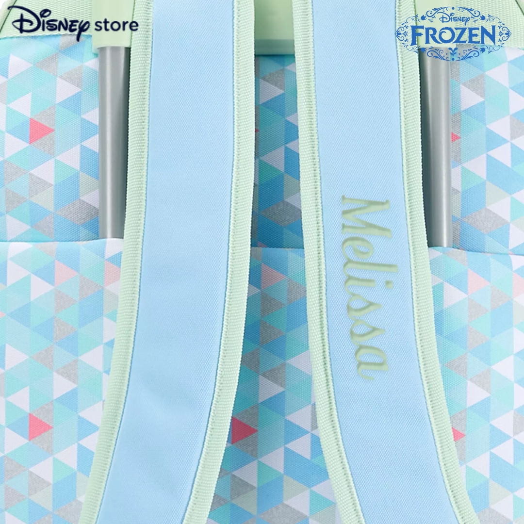 พร้อมส่งที่ไทย นำเข้า 🇺🇸 ❄️ Frozen Rolling Backpack – กระเป๋าเป้ล้อลาก ลาย Anna & Elsa ลิขสิทธิ์แท้ Disney Store ❄️