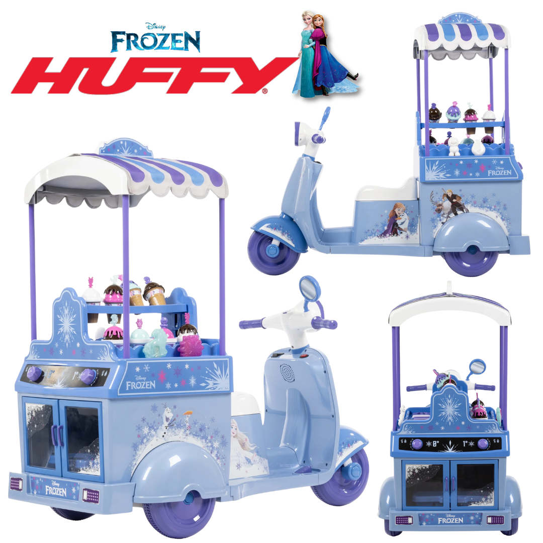 นำเข้า 🇺🇸 “เติมเต็มจินตนาการสุดหวาน🍦❄️ กับ Huffy Disney Frozen Ice Cream Cart รถของเล่นไฟฟ้าสุดน่ารัก ราคา 11,900 บาท