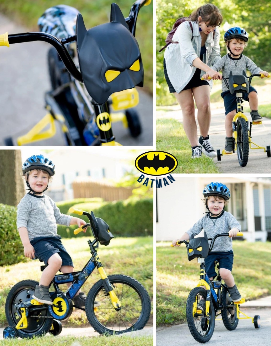 นำเข้าจาก USA จักรยานแบทแมน DC Comics ของแท้ที่เด็ก ๆ หลายคนหลงรัก ขนาด 16 นิ้ว สําหรับเด็กอายุ 4 ปี ถึง 7 ปี ราคา 5,990 บาท *ค่าส่ง 350 บาท