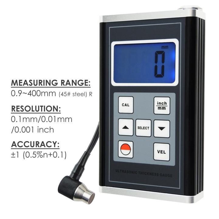 Landtek รหัส TM-8818 เครื่องวัดความหนาโลหะแบบอัลตร้าโซนิค,Ultrasonic thickness gauge meter,measuring range:0.75～400mm.