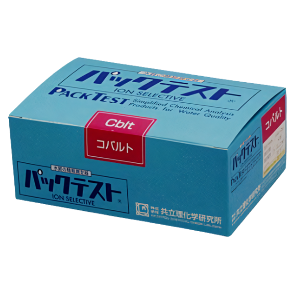 Kyoritsu รหัสสินค้าWAK-Cbltชุดทดสอบคุณภาพน้ำโคบอลต์,Packtest Cobalt,Meas.range: Quantity(40pcs./box)