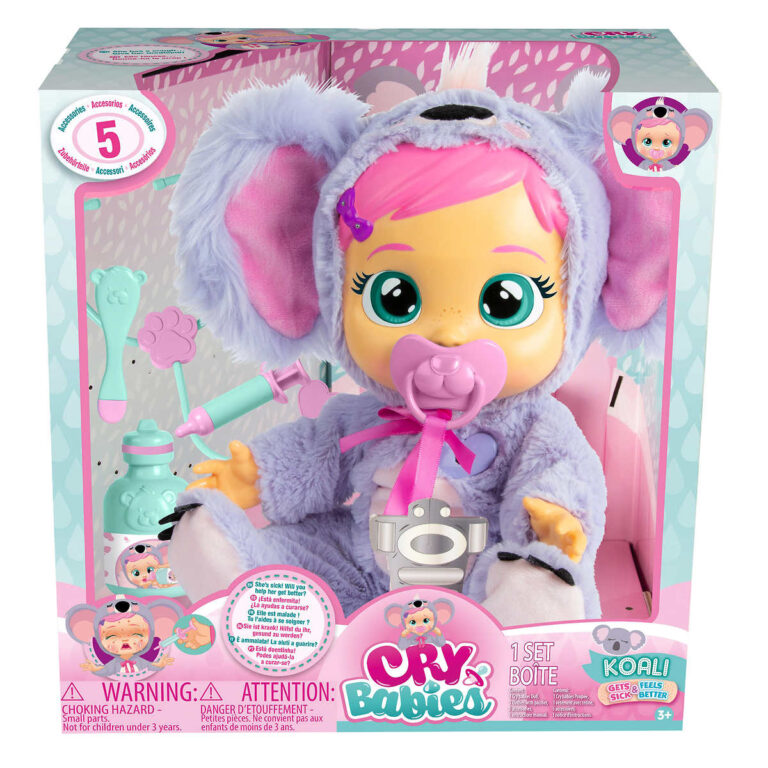 ตุ๊กตา ร้องไห้มีน้ำตา Cry Babies Koali Feel Better Doll with Accessories