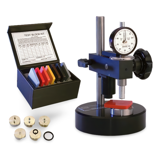 CheckLine OTK-AN O-Ring Hardness Test System with Analog Display set