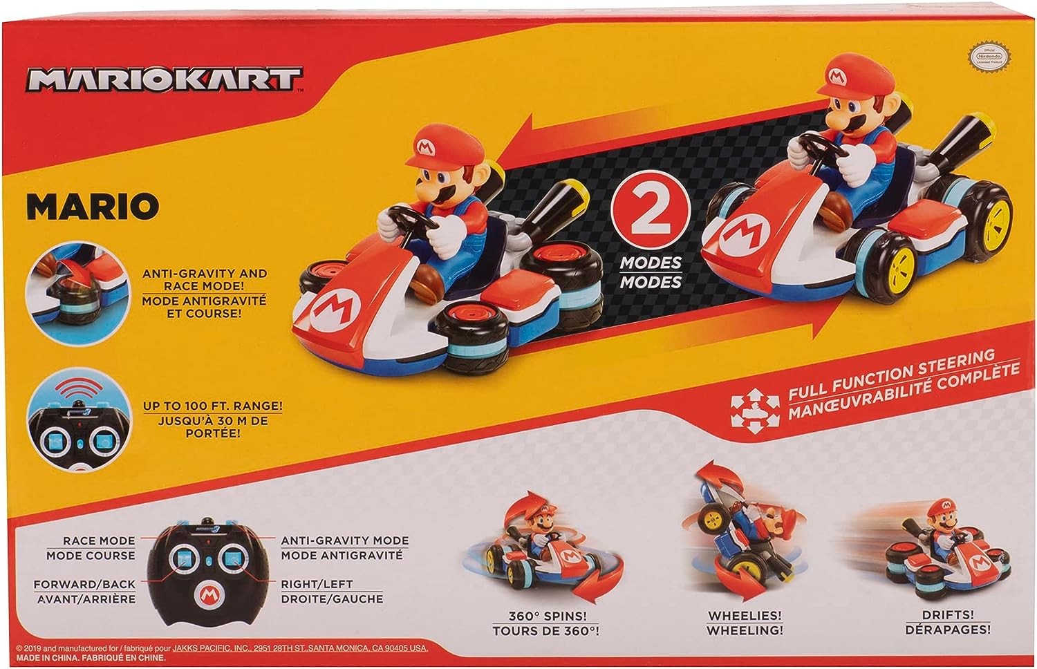 รถแข่งดริฟต์ Super Mario 02497 Nintendo Super Mario Kart 8 Mario Anti-Gravity Mini RC Racer 2.4Ghz ราคา 3,190 บาท