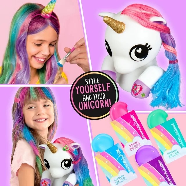 นำเข้า US Fashion Angels - Light Up Unicorn Styling Playset ราคา 1,390 บาท