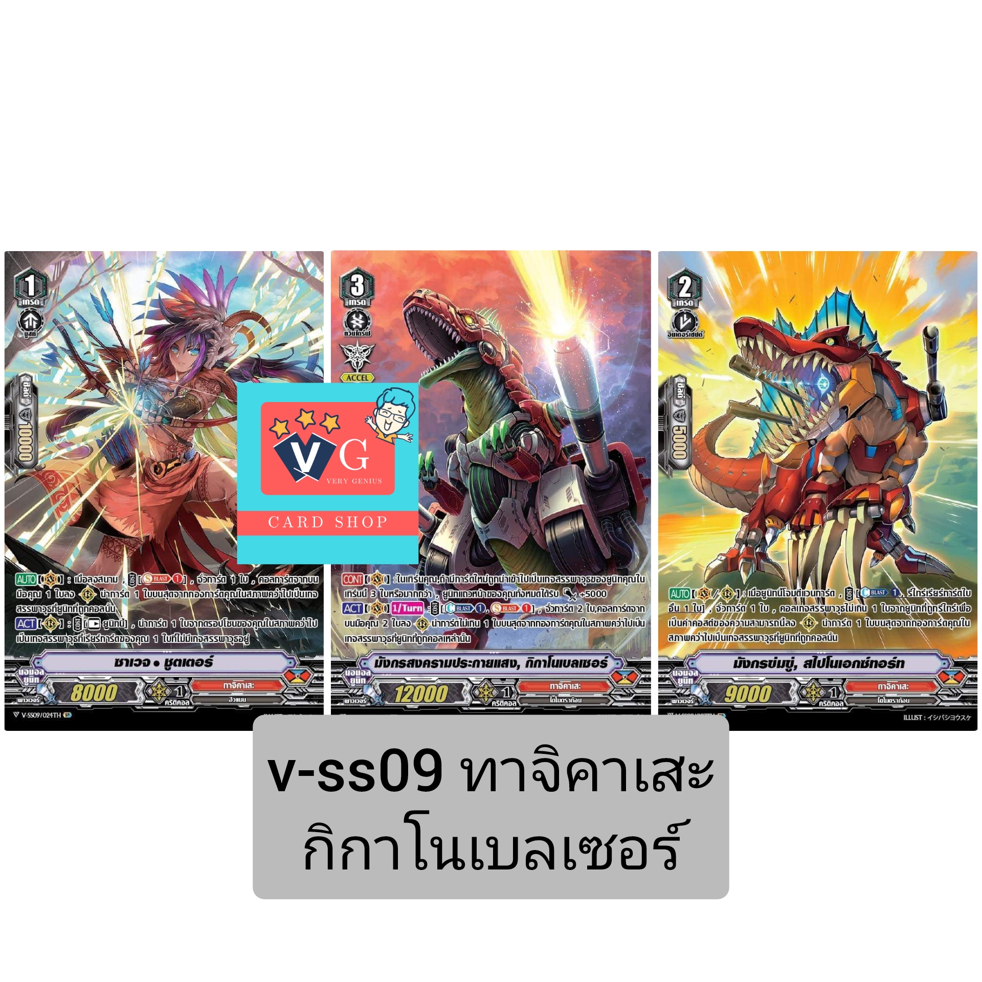 v-ss09ทาจิคาเสะ กิกาโนเบลเซอร์รวม3ใบ