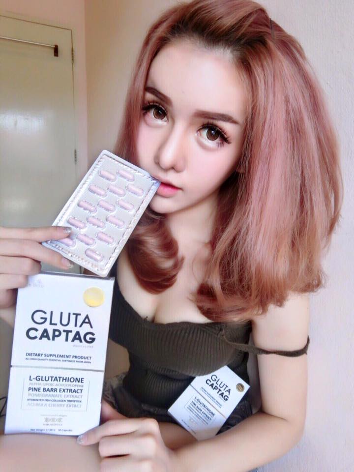Gluta Captag กลูต้าแคปแทค อาหารเสริมผิวขาว