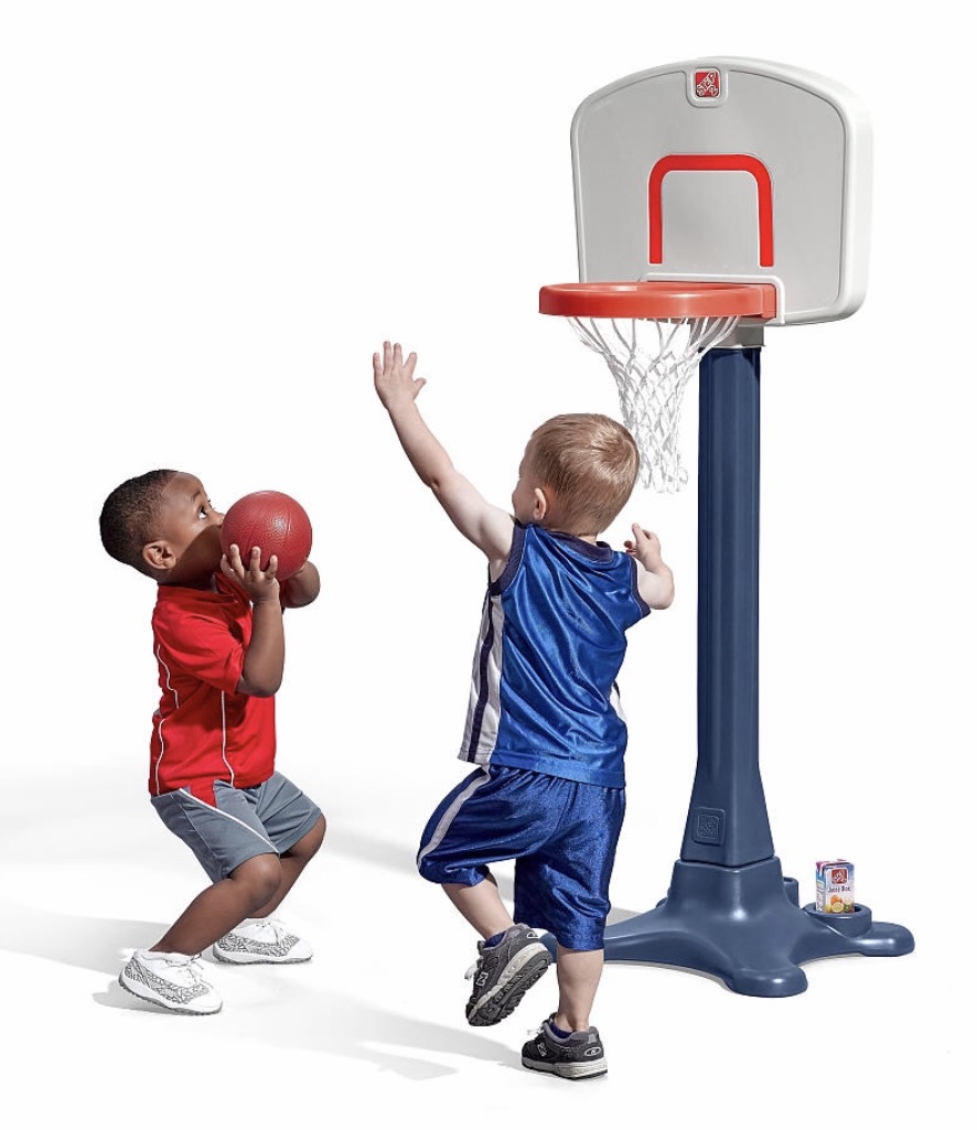 แป้นบาส Step2 Shootin' Hoops Junior Basketball Set สำหรับเด็กเล็กถึงเด็กโต มาพร้อมลูกบาสเกตบอลขนาด6" ในเซท