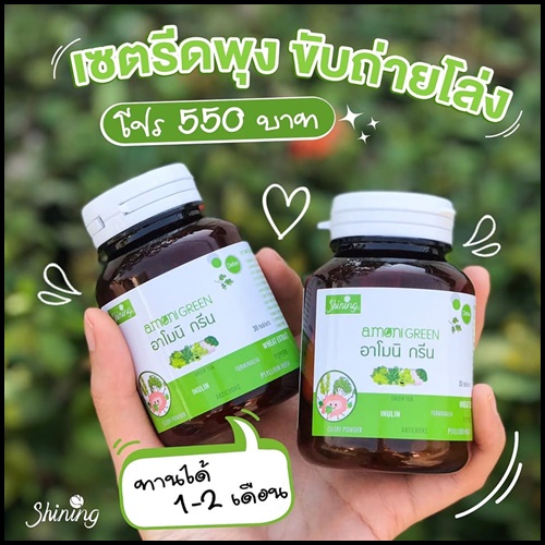 อาโมนิ กรีน Amoni Green ดีท็อกซ์ผัก