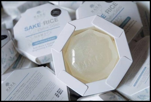 สบู่ข้าวสาเก ดีท็อกซ์ MANA SAKE RICE Detox Soap