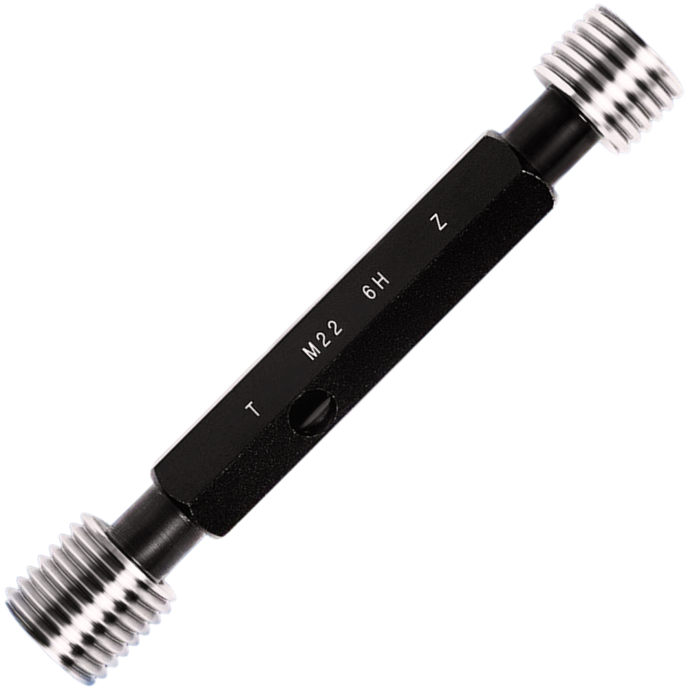M23P2-6H เกจวัดเกลียวในชนิดเกลียวเมตริกมาตรฐานสากล, Metric thread plug gauge,taperlock,(ISO standard,class-6H), M23x2 -6H ,Go-NoGo set ,with inspection result