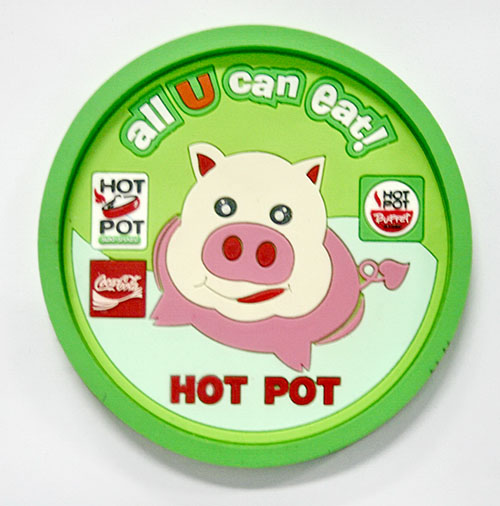 ที่รองแก้วยางหยอด