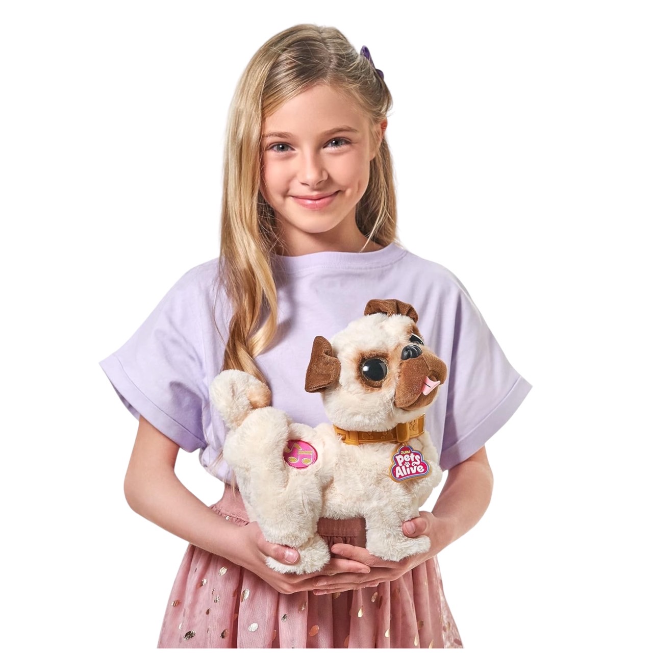 สัตว์เลี้ยงหมานักแดนซ์Pets Alive Poppy The Booty Shakin’ Pug – Interactive Dancing Plush Puppy by ZURU ราคา 2,290 บาท