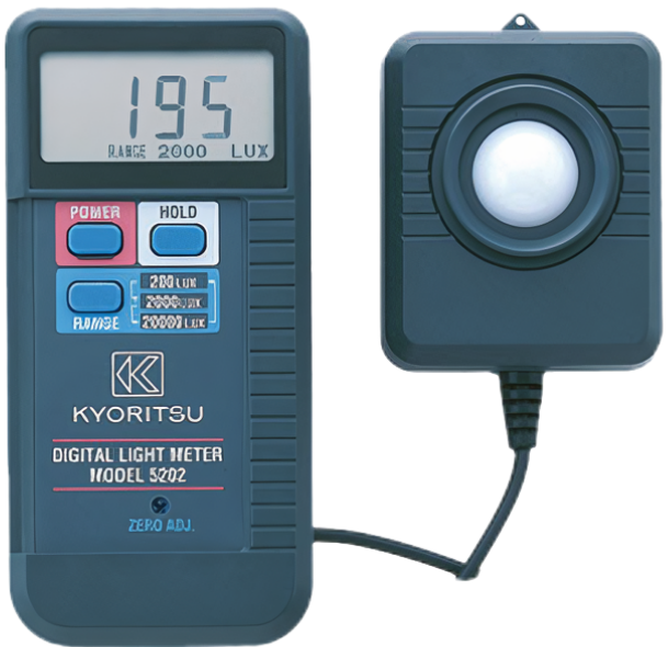 Kyoritsu รุ่น5202เครื่องวัดแสงแบบดิจิตอล,DIGITAL LIGHT METER