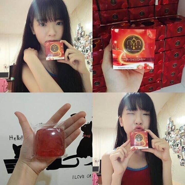 สบู่มะเขือเทศ Tomato Soap by ami (Ami intensive brightening soap)