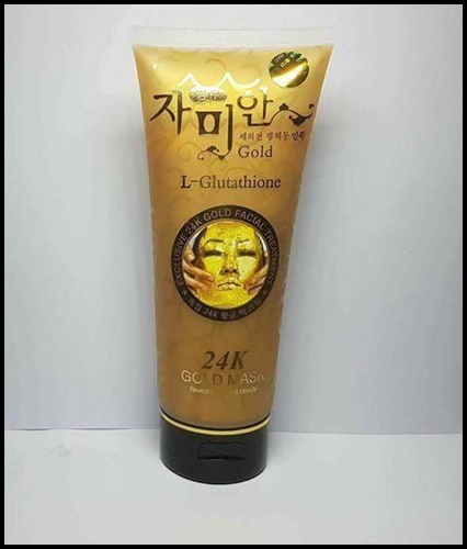 มาร์คหน้าทองคำ24k L-Glutathione 24k Gold Mask