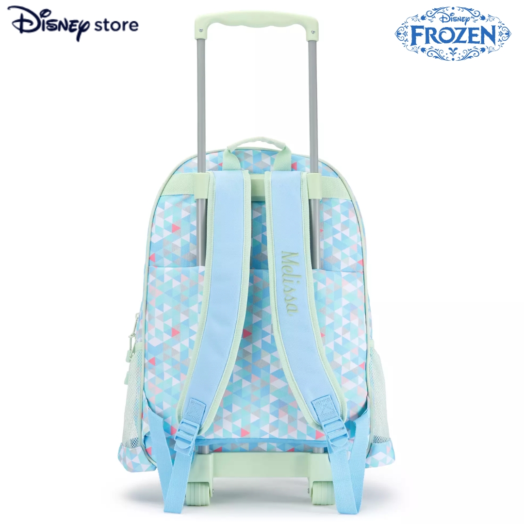พร้อมส่งที่ไทย นำเข้า 🇺🇸 ❄️ Frozen Rolling Backpack – กระเป๋าเป้ล้อลาก ลาย Anna & Elsa ลิขสิทธิ์แท้ Disney Store ❄️