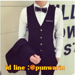 ชุดพนักงานไนท์คลับ,Night wear,Tooling Bar Waiter,ชุดพนักงานบาร์,ชุดพนักงานโรงหนัง,ชุดพนักงานโรงละคร คาซิโน สีภาพ M-3XL N6211001 เสื้อกั๊กตัวเดียว