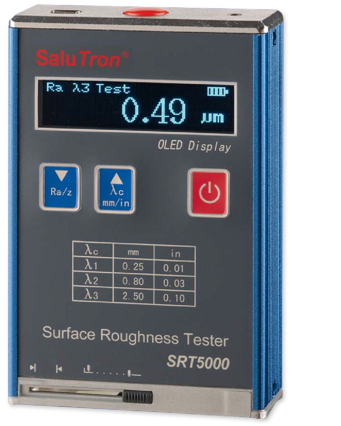 SaluTron รุ่นDR130เครื่องวัดความหยาบผิวแบบพกพาPortable Surface Roughness Meter DR130
