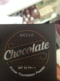 Meeso Chocolate Primer Foundation Powder SPF50 PA+++ (สินค้านำเข้าจาก เกาหลี)