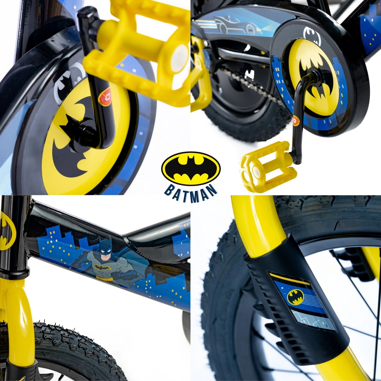 นำเข้าจาก USA จักรยานแบทแมน DC Comics ของแท้ที่เด็ก ๆ หลายคนหลงรัก ขนาด 16 นิ้ว สําหรับเด็กอายุ 4 ปี ถึง 7 ปี ราคา 5,990 บาท *ค่าส่ง 350 บาท