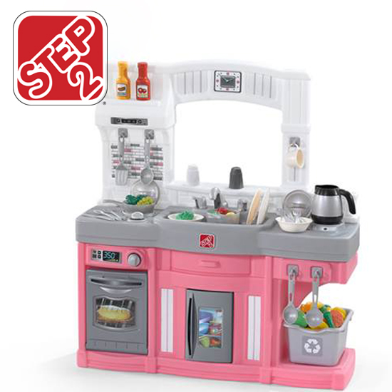 ชุดครัวจำลอง สีชมพูรุ่นใหม่ล่าสุด Step2 Modern Cook Kitchen ดีไซน์โมเดิร์น ทันสมัย แบบที่ทุกคนในบ้านชื่นชอบ นำเข้าจาก USA แท้ 100% ราคา 5,590 บาท