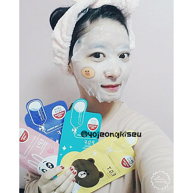 ไลน์ คอลเลคชั่น แคปซูลมาส์ค (Medi Heal Line Friend Mask)