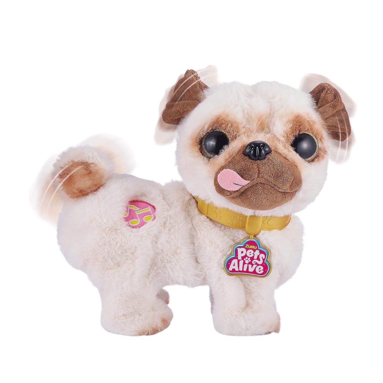 สัตว์เลี้ยงหมานักแดนซ์Pets Alive Poppy The Booty Shakin’ Pug – Interactive Dancing Plush Puppy by ZURU ราคา 2,290 บาท